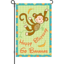 Accent Home & Garden Accent 12 In. Flag - Go Bananas