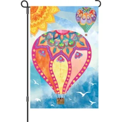 Accent Home & Garden 12 In. Flag - Hot Air Balloons