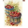 Accent Home & Garden Accent 28 In. Flag - Apple Baskets