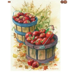 Accent Home & Garden Accent 28 In. Flag - Apple Baskets