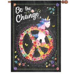 Accent Home & Garden Accent 28 In. Flag - Be The Change