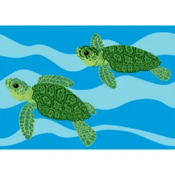 Accent Home & Garden Everyday Windsocks Embroidered Applique Windsock - Sea Turtles