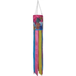Accent Home & Garden Embroidered Applique Windsock - Welcome Pineapple Seasonal Windsocks