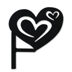 Accent Home & Garden Hearts Flag Finial