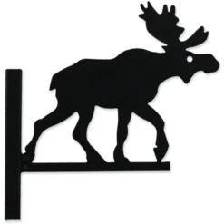 Accent Home & Garden Moose Flag Finial