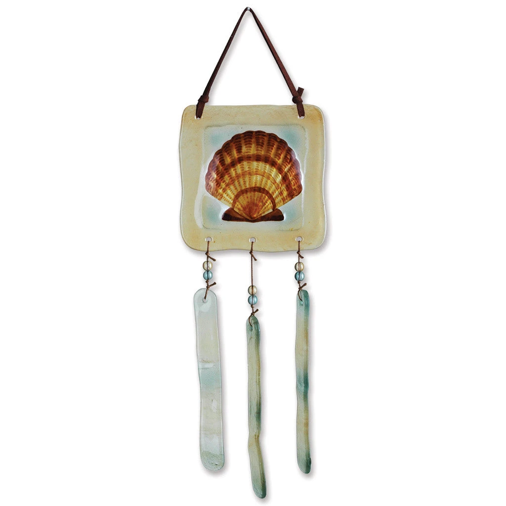 WindGarden Glass Terra Wind Chime - Scallop