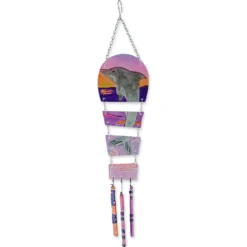 WindGarden Glass Kite - Sunset Dolphin