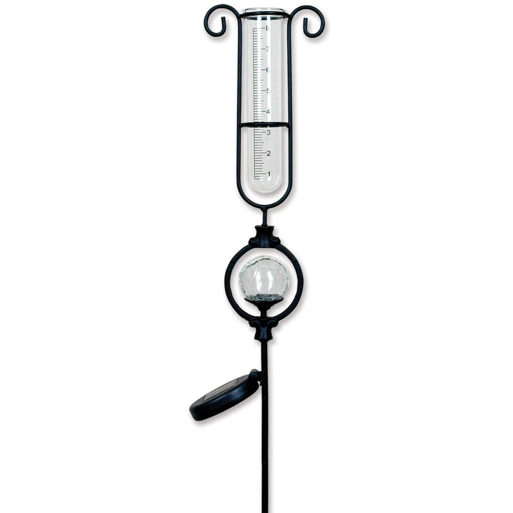 Accent Home & Garden Rain Gauge - Solar