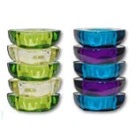 Accent Home & Garden Tealight Candle Holders - Yellow & Green (5Pc)
