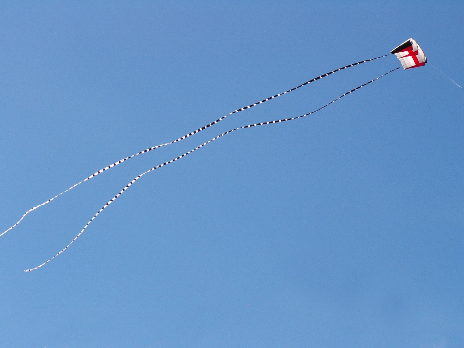 Kites Premier Kites 5 In. X 100 Ft. Transition Tail - Black/White