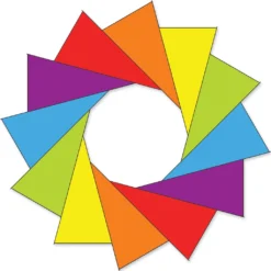 Collections Kites Line Laundry 80 In. F-Stop Spinner For Kites And Line - Rainbow