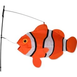 Premier Kites Swimming Fish Recumbent Bike Flag - Clownfish