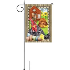 Accent Home & Garden 3 Pc. Deluxe House Flag Stand Accent