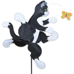 WindGarden WhirliGig Spinner - 22 In. Running Cat