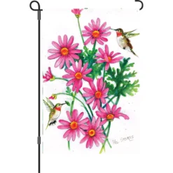 Accent Home & Garden 12 In. Flag - Pink Daisies Accent